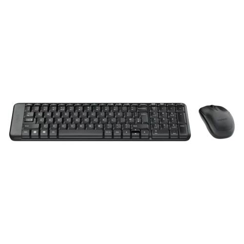 Logitech Wireless Keyboard and Mouse Combo MK220(QWERTY) US-Layout Black EU (920-003161)