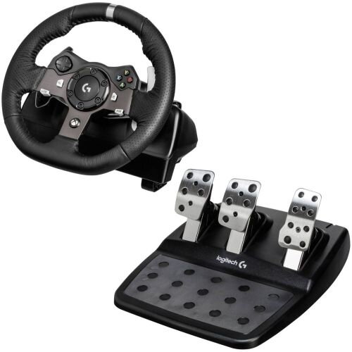 Logitech Racing Wheel G920 Driving Force with Pedals for PC, XBOX SERIES X/S, XBOX ONE Black EU (941-000123)
