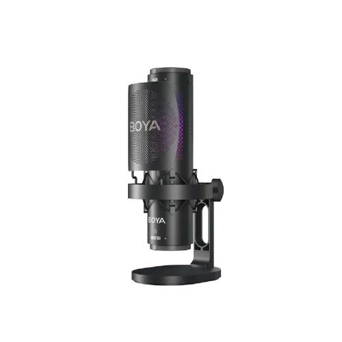 BOYA Microphone Wired K9 Standing, Omnidirectional, Noise Cancellation, Real-time monitoring (Type-A/ Type-C to Type-C) Black EU