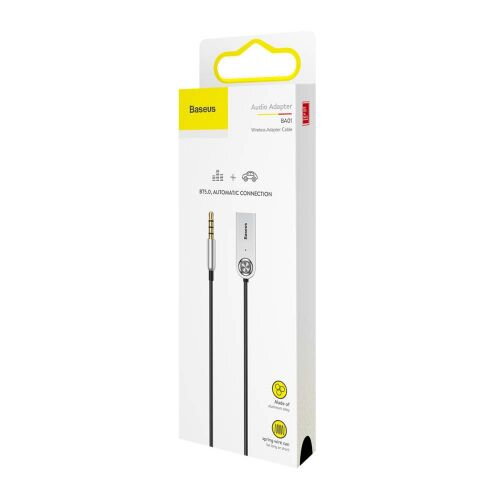 Baseus Converter BA01 USB + Wireless adapter to 3.5mm Jack, cabel Black (CABA01-01) Baseus Converter BA01 USB + Wireless adapter to 3.5mm Jack, cabel Black (CABA01-01)