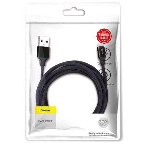 Baseus Lightning Yiven Apple Cable 1.5A 3m Black (CALYW-C01)