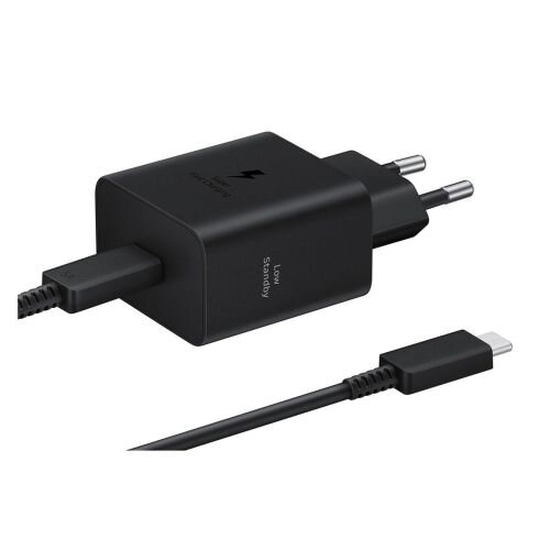Samsung Travel Charger 45W with Type-C to Type-C cable (1.8m), PD3.0, PDO/PPS, Black EU (EP-T4511XBEGWW)