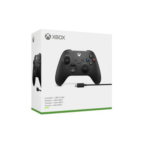 Microsoft XBOX Series X/S Wireless Controller Gamepad with Type-C cable (2.7m) Black EU