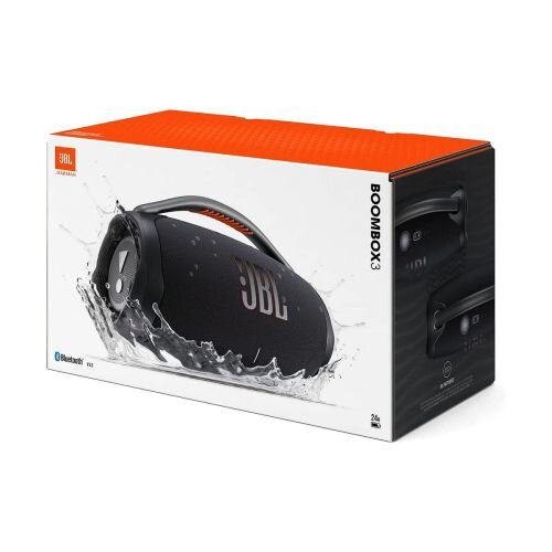 JBL Boombox 3 Portable Bluetooth Party Speaker Black EU - ONLY BOX DAMAGE JBL Boombox 3 Portable Bluetooth Party Speaker Black EU - ONLY BOX DAMAGE