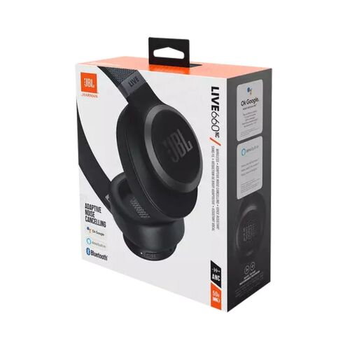 JBL Live 660NC Bluetooth Wireless On-Ear Headphones Black EU JBL Live 660NC Bluetooth Wireless On-Ear Headphones Black EU