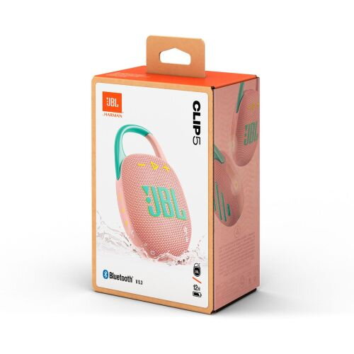 JBL CLIP 5 Bluetooth Wireless Speaker Pink EU