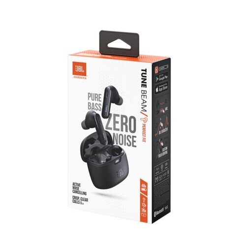 JBL Tune Beam TWS Bluetooth Wireless In-Ear Earbuds Black EU JBL Tune Beam TWS Bluetooth Wireless In-Ear Earbuds Black EU