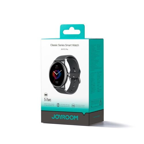 Joyroom Smartwatch Classic Series with Call Answering Function, IP68, Dark Gray (JR-FC1)