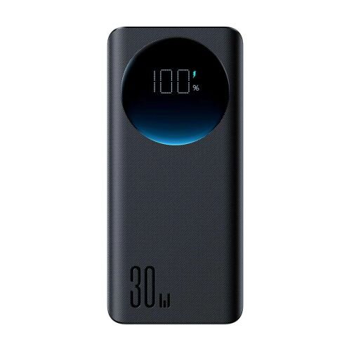 Joyroom Power Bank with Digital Display, C+U+U, PD 30W, 30000 mAh with USB-A to Typle-C cable (0.25m) and built-in Flashlight, Black (JR-PBF03) Joyroom Power Bank with Digital Display, C+U+U, PD 30W, 30000 mAh with USB-A to Typle-C cable (0.25m) and built-in Flashlight, Black (JR-PBF03)