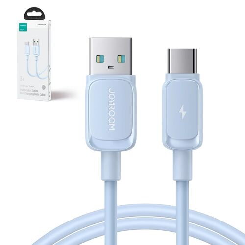 Joyroom USB - Type-C Cable Multi-Color Series A14, 480mb/s, 3A, 1.2m, Blue (S-AC027A141BL) Joyroom USB - Type-C Cable Multi-Color Series A14, 480mb/s, 3A, 1.2m, Blue (S-AC027A141BL)