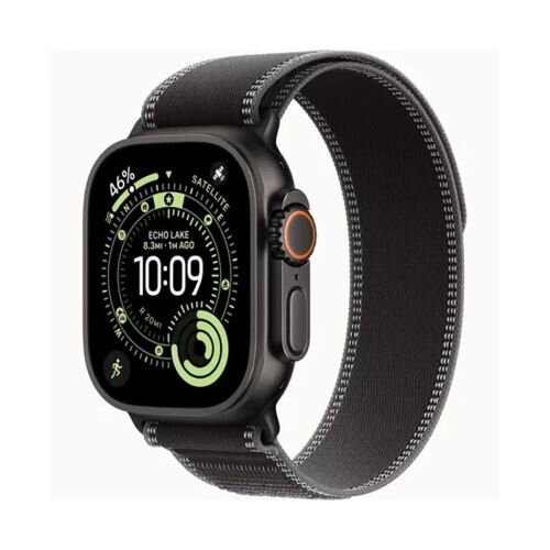 Apple Watch Ultra 3 (2025) GPS + Cellular 5G 49mm Natural Titanium Case with Light Blue Alpine Loop SmallEU MEWK4