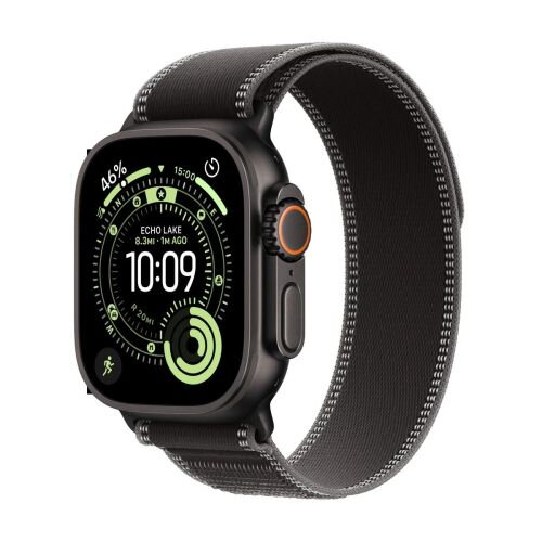 Apple Watch Ultra 3 (2025) GPS + Cellular 5G 49mm Black Titanium Case with Charcoal Trail Loop M/L EU MF1H4 - ONLY BOX DAMAGE
