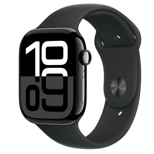 Apple Watch Series 10 GPS 46mm Jet Black Alu Case, Midnight Black Sport Band M/L EU MWWQ3 Apple Watch Series 10 GPS 46mm Jet Black Alu Case, Midnight Black Sport Band M/L EU MWWQ3