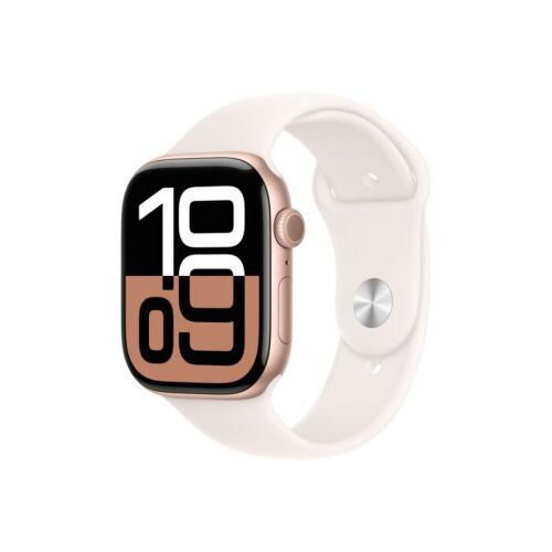 Apple Watch Series 10 GPS 46mm Rose Gold Alu Case, Light Blush Sport Band S/M EU MWWT3 Apple Watch Series 10 GPS 46mm Rose Gold Alu Case, Light Blush Sport Band S/M EU MWWT3