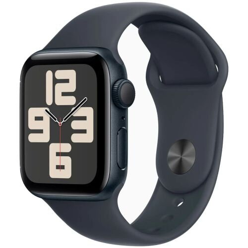 Apple Watch SE (2024) GPS 40mm Midnight Alu Case, Midnight Sport Strap M/L EU MXE93 Apple Watch SE (2024) GPS 40mm Midnight Alu Case, Midnight Sport Strap M/L EU MXE93