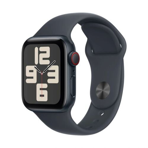 Apple Watch SE2 (2022) GPS + Cellular LTE 44mm Midnight Alu case, Midnight Sport Band M/L EU MXGM3