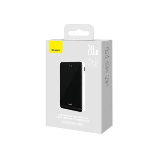Baseus Power Bank Magnetic Wireless charging (With Xiaobai Type-C to Type-C 60W(20V/3A) 0.5m) MagSafe 15W / PD 20W, 10000 mAh, White (PPCX000202) Baseus Power Bank Magnetic Wireless charging (With Xiaobai Type-C to Type-C 60W(20V/3A) 0.5m) MagSafe 15W / PD 20W, 10000 mAh, White (PPCX000202)