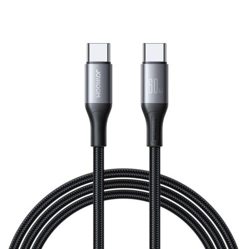 Joyroom Type-C - Type-C Flash Series Cable A28, 60W, 480mb/s, 1m, Black (S-A28_CCB)
