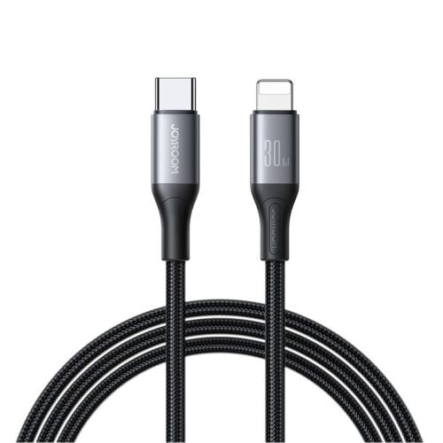 Joyroom Type-C - Lightning Cable Flash Series Cable A28, 30W, 480mb/s, 1m, Black (S-A28_CLB1)