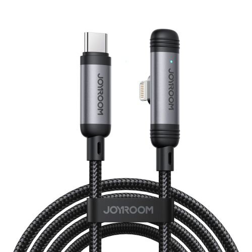Joyroom Type-C - Lightning EnjoyX Series 90 Degree Cable A56, 30W, 480mb/s, 1.2m, Black (S-A56)