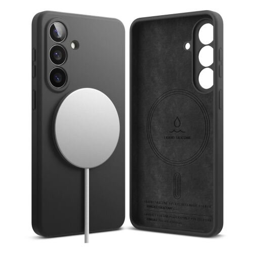 Ringke Galaxy S26 Case Silicone Magnetic Black
