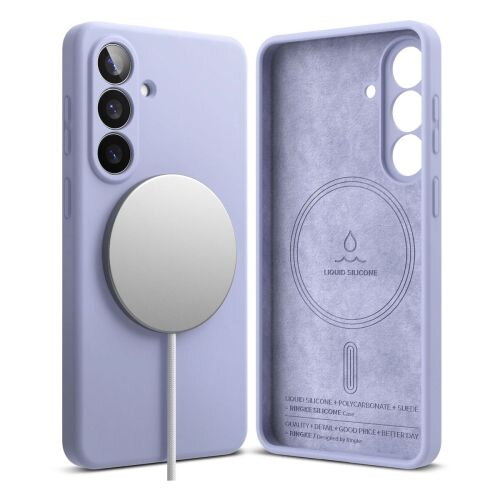 Ringke Galaxy S26 Case Silicone Magnetic Lavender