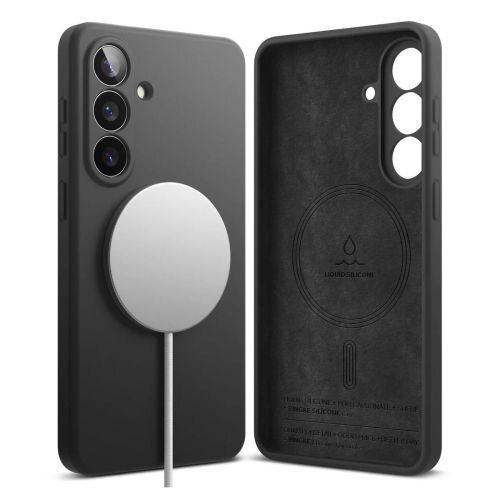 Ringke Galaxy S26 Plus Case Silicone Magnetic Black