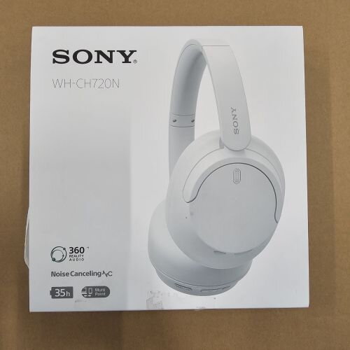 [Outlet Grade A] Sony WH-CH720 Bluetooth On-Ear Headphones BT 5.2 White EU